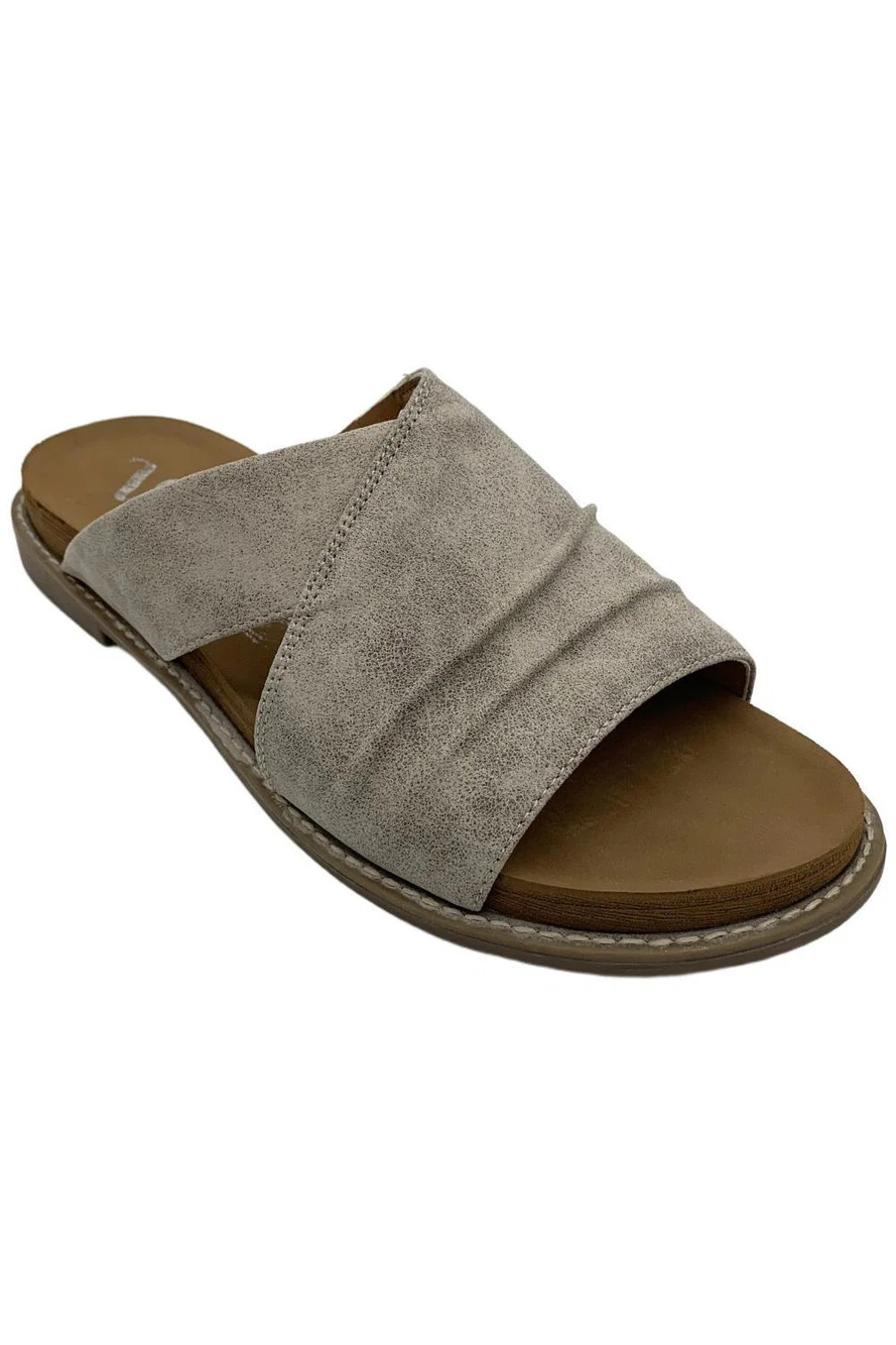 Very G Women's Jolene 2 Slide Sandal Gray - Medium